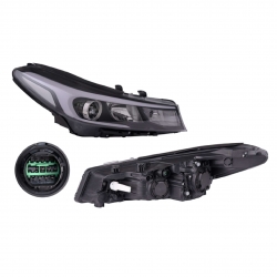 Faro Der P/Kia Forte H-Back C/Bisel Blanco 2017 2018 Depo