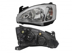 Par De Faros C/Liso Corsa 2003-2004-2005-2006-2007-2008 Opt