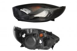 Par De Faros F/Negro Fiesta Ikon Sedan 2011-2012 Opt