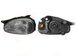 Par Faros Chevy 2000 F/Crom Rayado Vidrio 5P Opt