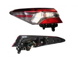 Par Calaveras Ext Camry 2018-2019-2020 Oscura Rojo/Humo Opt