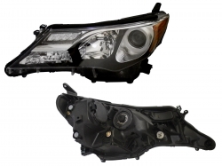 Par Faros Rav4 2013-2014-2015 F/Cromado Mica/Ambar Opt