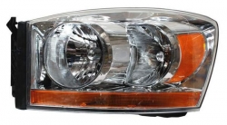 Par De Faros Dodge Pu 2006-2007-2008 Fondo Cromado Ty