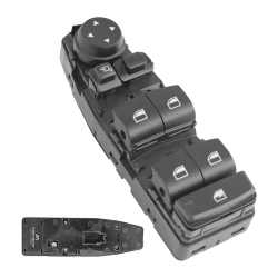 Control Electrico Bw X1 14-19/X5 08-18/X6 13-19/X2 16-19  De Elevador 8 Pins 8 Teclas Negro Para Espejos Autoabatibles 12Vcc Manijauto Delantero Izqui