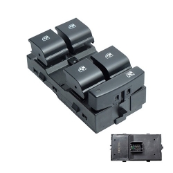 Control Electrico Bk Encore 13-15/Verano 12-16  Cv Cruze 10-16/Malibu 13-15  Cd Srx 10-16  Cv Sonic 12-17  De Elevador 8 Pins 5 Teclas Negro 12Vcc Man