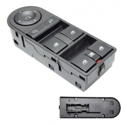 Control Electrico Cv Astra 06-08  De Elevador 18 Pins 7 Teclas Negro 12Vcc Manijauto