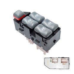 Control Electrico Cv Cavalier 01-05/Malibu  Pt Grand Prix 97-03/Sunfire 95-05  De Elevador 12 Pins 5 Teclas Gris 12Vcc Manijauto