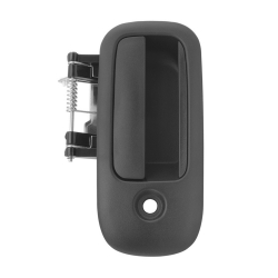 Manija Exterior Cv Express Van  Gm Savana 96-09  Con Hoyo Para Llave Corrugada Negra Plastico Hushan Puerta Corrediza Derecha