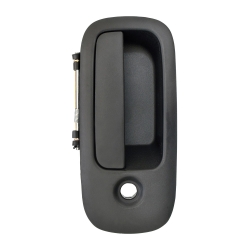 Manija Exterior Cv Express Van  Gm Savana 10-18  Con Hoyo Para Llave Corrugada Negra Plastico Hushan  Puerta Trasera Lateral Abatible Derecha