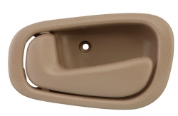 Manija Interior Ty Corolla  Cv Geo Prizm 98-02  Sin Hoyo Para Seguro Beige Plastico Hushan