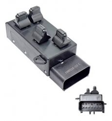 Control Electrico Dg Caravan  Cr Voyager/Town & Country 96-00  De Elevador 12 Pins 4 Teclas Negro 12Vcc Manijauto