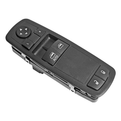 Control Electrico Dg Caravan  Cr Town & Country 08-17  De Elevador 16 Pins 6 Teclas Negro Con Control Para Espejo 12Vcc Manijauto