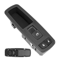 Control Electrico Cr Town & Country  Dg Caravan 08-17/Journey 09-18/Nitro 07-12  Jp Liberty 08-13  Dg Ram 13-18  De Elevador 8 Pins 2 Teclas Negro 12V