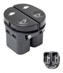 Control Electrico Fd Ka 01-08/Ikon 01-07/Courier 01-12/Transitt 07-13  De Elevador 2 Teclas Negro 12Vcc Manijauto