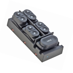 Control Electrico Fd Explorer 91-94/Mustang 87-93/Taurus 86-91/Topaz 92-94  Mr Sable 86-91  De Elevador 11 Pins 5 Teclas Negro 12Vcc Manijauto Delante