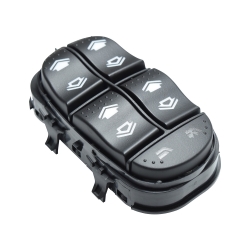 Control Electrico Fd Focus 98-05  De Elevador 11 Pins 5 Teclas Negro 12Vcc Manijauto