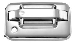 Manija Exterior Fd Lobo 04-08  Lc Mark Lt 06-13  Con Hoyo Para Llave Cromada Plastico Hushan