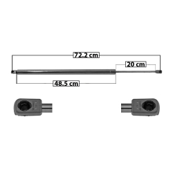 Amortiguador 5Ta Puerta Hd Odyssey 05-08  0 0 0 Entrada Tipo 0 Entrada 2 Tipo 0 175.35 188.84 Sp-5281 Spart Derecho/Izquierdo