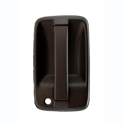 Manija Exterior Iz Elf/Npr 09-12  Con Hoyo Para Llave Corrugada Negra Plastico Hushan