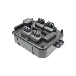 Control Electrico Jp Liberty 02-07  De Elevador 11 Pins 5 Teclas Negro 12Vcc Manijauto