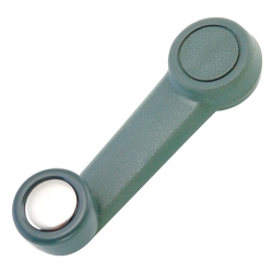 Manija De Elevar Mz B1800 82-85/626 82-87  Perilla Gris/Aluminio Plastico Gris Hushan