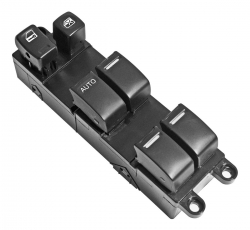 Control Electrico Ns X-Trail 02-07/Maxima 00-03/Frontier 01-04/Np300 08-15/D22 08-14  De Elevador 19 Pins 6 Teclas Negro 12Vcc Manijauto Delantero Izq
