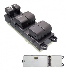 Control Electrico Ns Sentra 10-12/X-Trail 08-14  De Elevador 17 Pins 6 Teclas Negro 12Vcc Manijauto