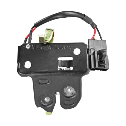 Chapa De Cajuela Ns Tsuru Iii 92-17  Con Adaptacion P/Electrica Metal 12Vcc 2 Pins C/Arnes