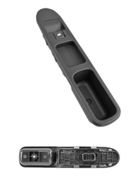 Control Electrico Pg 207 Hatchback/Coupe 08-13  Con Bisel De Elevador 6 Pins 1 Tecla Negro 12Vcc Manijauto Delantero Derecho