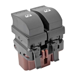 Control Electrico Rn Clio Euro 07-12/Duster 11-16/Koleos 08-16/Laguna 03-07/Megane 04-10/Sandero 07-15/Scenic 05-08  De Elevador 10 Pins 2 Teclas Negr