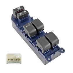 Control Electrico Ty Corolla/Matrix 09-13/Tacoma 12-15/Camry 07-14/Highlander 08-13/Rav4 09-12/Yaris 07-11  De Elevador 15 Pins 6 Teclas Base Azul 12V