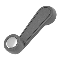 Manija De Elevar Ty Hilux 75-88/T100 93-98/Corolla 89-91  Perilla Gris/Aluminio Plastico Gris Hushan