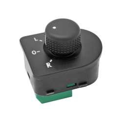 Control Electrico Vw Beetle 98-11/Golf 00-06/Jetta A4 99-07/Passat 99-05/Jetta Clasico 08-15  De Espejo 10 Pins Negro 12Vcc Manijauto