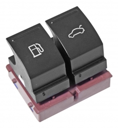 Control Electrico Vw Passat 06-10/Cc 09-12/Eos 07-12  De Elevador 4 Pins 2 Teclas Negro Para Cajuela/Tapa Gasolina 12Vcc Manijauto