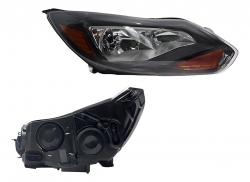 Faro Der F/Negro C/Mica Ambar (Sedan/H-Back) Ford Focus 2012 2013 2014