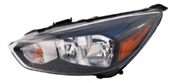 Faro Izq F/Negro S/Drl C/Mica Ambar (Sedan/H-Back) Ford Focus 2015 2018