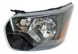 Faro Izq F/Negro C/Mica Ambar Ford Transit 2014 2020