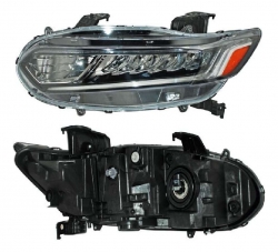 Faro Izq F/Cromado C/Led (Version Sport) 4Ptas Honda Accord Sedan 2018 2021
