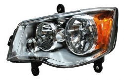 Faro Izq F/Cromado C/Mica Ambar (Town & Country 08-16) Chrysler / Dodge Grand Caravan 2011 2019