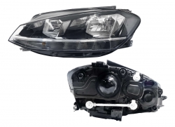 Faro Izq F/Negro C/Drl C/Mica Blanco Volkswagen Golf A7 2018 2020