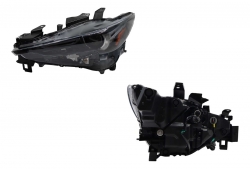 Faro Izq F/Negro C/Led C/Lupa C/Mica Ambar Luces Adaptativas Mazda Cx-5 2018 2021