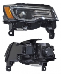 Faro Grand Cherokee 2017-2018-2019-2020-2021 C/Luz Dia Led Filo Negro 678 892 Cn 230825 Der