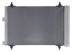 Condensador Partner 2011- 2012-2013-2014/ Peugeot 307 2006-2007 L4 1.6/2.0 Aut/Std C/Secador Gas/Diesel 2021 2/3X14X16Mm Aluminio Soldado 230818