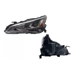 Par Faros Altima F/Negro C/Lupa C/Led C/Drl (Advance-Exclusive) 2019 Al 2024	