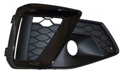 Parrilla Audi A4 S Line 2020-2021 Negra P/Faro Niebla Der