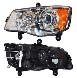 Faro Town & Country 2008-2016/ Caravan 2011-2015 Fondo Cromado C/Lupa Tyc1 Izq