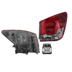 Calavera Derecha Chev Cruze Usa Exterior P/4 Focos 2016 Depo