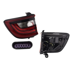 Calavera Izquierda Dodge Durango Led Exterior 2022 Depo