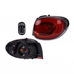 Calavera Derecha Fiat 500L Filo Cromo 2018 Depo