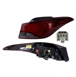 Calavera Derecha P/Hyundai Elantra Usa Exterior 2016 Depo